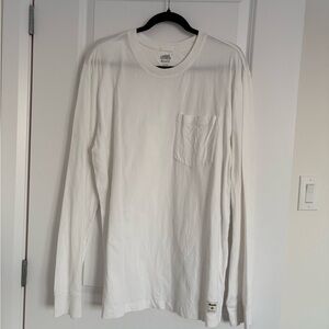 Roots Classic White Long Sleeve Tee